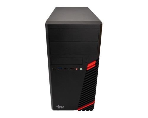 Компьютер IRU Office 310H6SM MT i5 12400/8Gb/SSD256Gb UHDG 730/DOS/черный