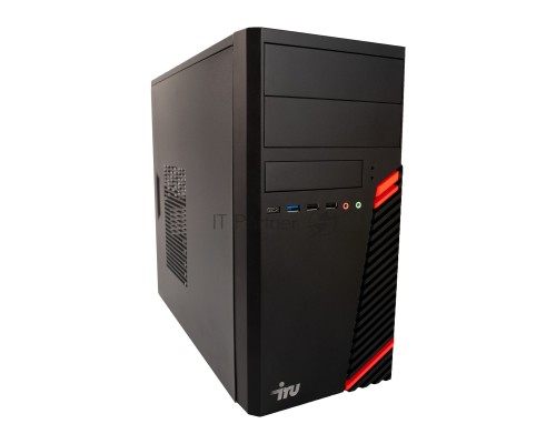 Компьютер IRU Office 310H6SM MT i5 12400/8Gb/SSD256Gb UHDG 730/DOS/черный
