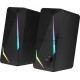 Акустическая 2.0 система DEFENDER Waltz black USB + 3.5 jack, RGB, 6 Вт. (78144)