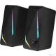 Акустическая 2.0 система DEFENDER Waltz black USB + 3.5 jack, RGB, 6 Вт. (78144)