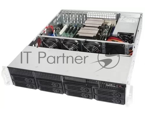 Серверный корпус 2U rackmount, 8+1 trays, 550W CRPS PSU(1+1) /  21