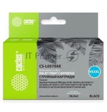 Картридж CACTUS BLACK NO.953XL 58ML CS-L0S70AE