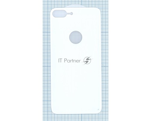 Защитное заднее стекло для iPhone 7/8 Plus белое