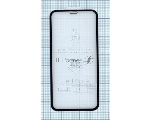 Защитное стекло 5D для Apple iPhone 11 Pro Max черное