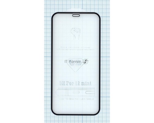 Защитное стекло 5D для Apple iPhone 12 mini черное