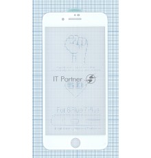 Защитное стекло 5D для Apple iPhone 7/8 Plus белое