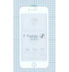 Защитное стекло 5D для Apple iPhone 7/8 белое