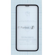 Защитное стекло 5D для Apple iPhone XR черное
