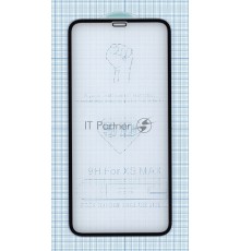 Защитное стекло 5D для Apple iPhone XS Max черное