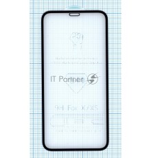 Защитное стекло 5D для Apple iPhone X черное