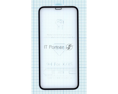 Защитное стекло 5D для Apple iPhone X черное