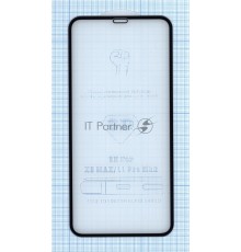 Защитное стекло 6D для Apple iPhone 11 Pro Max черное