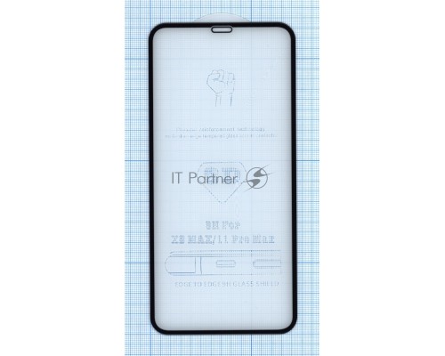 Защитное стекло 6D для Apple iPhone 11 Pro Max черное