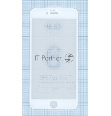 Защитное стекло 4D для Apple iPhone 6/6S Plus белое