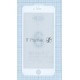Защитное стекло 4D для Apple iPhone 6/6S Plus белое