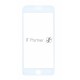 Защитное стекло 4D для Apple iPhone 6/6S Plus белое