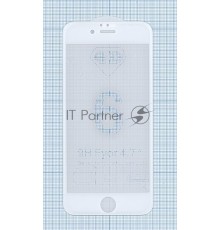 Защитное стекло 4D для Apple iPhone 6/6S белое