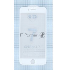 Защитное стекло 4D для Apple iPhone 7/8 белое