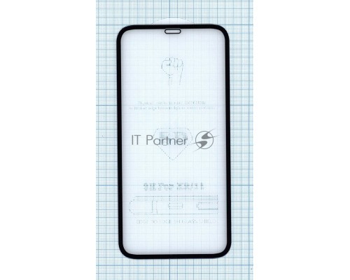 Защитное стекло 4D для Apple iPhone XR черное