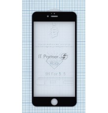 Защитное стекло 6D для Apple iPhone 6/6S Plus черное