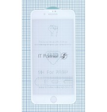 Защитное стекло 6D для Apple iPhone 7/8  Plus белое