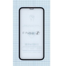 Защитное стекло 6D для Apple iPhone XR черное