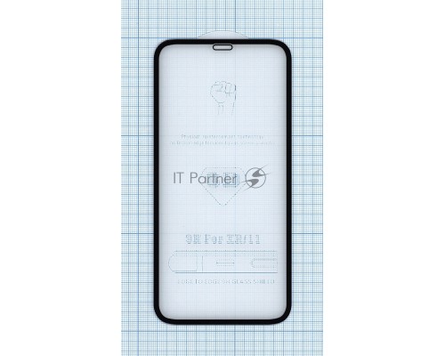 Защитное стекло 6D для Apple iPhone XR черное