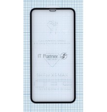 Защитное стекло 6D для Apple iPhone XS Max черное