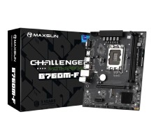 MAXSUN MS-Challenger B760M-F (Socket 1700, mATX, 2*DDR4, VGA/HDMI, 3*SATA3, 1*M.2, 1xPCI-E x16 /1xPCI-E x, 4*USB 2.0, 2*USB 3.2 Gen1 , LAN 1*1G, RTL)