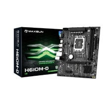 MAXSUN MS-Challenger H610M-D V1/V2 (Socket 1700, mATX, 2*DDR4, VGA/HDMI, 3*SATA3, 1*M.2, 1*PCIEx16/1*PCIEx1, 4*USB 2.0, 2*USB 3.2 Gen1, LAN 1*1G, RTL)