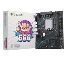 MAXSUN MS-H610M 666 WIFI6 (Socket 1700, mATX, 2*DDR4, VGA/HDMI, 4*SATA3, 1*M.2, 1*PCIEx16/1*PCIEx1, 3*USB2.0, 2*USB 3.2 Gen1, LAN 1*1G, Bluetooth,  Wi-Fi 802.11ax, RTL)