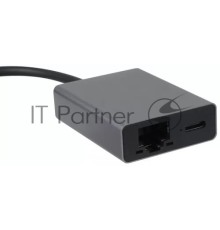 Адаптер TypeC--->RJ45+PD 100Вт, Allum Shell, VCOM <CU4591>