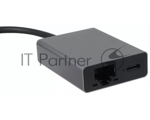 Адаптер TypeC--->RJ45+PD 100Вт, Allum Shell, VCOM <CU4591>