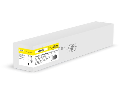 Картридж лазерный Cactus CS-EXV55Y желтый (18000стр.) для Canon ImageRunner C256/356