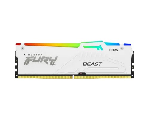 [Модуль памяти] Оперативная память Kingston Fury Beast KF564C32BWEA-16 DDR5 -  1x 16ГБ 6400МГц, DIMM,  White,  Ret