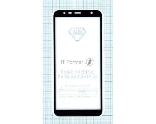 Защитное стекло для Samsung Galaxy J6 Plus (2018) черное