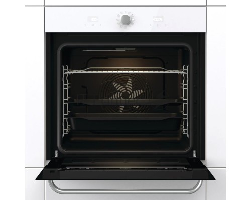 Электрическая духовка Gorenje BOS67371SYW 60 см, 77 л, Коллекция: Simplicity, Очистка паром AquaClean, 12 режимов, белый цвет