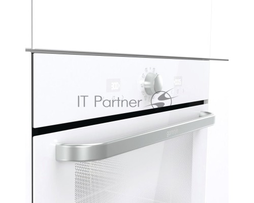 Электрическая духовка Gorenje BOS67371SYW 60 см, 77 л, Коллекция: Simplicity, Очистка паром AquaClean, 12 режимов, белый цвет