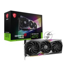 Видеокарта MSI RTX4070 GAMING X TRIO 12G PCIE16 RTX4070 12GB