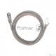  Патч-корд F/UTP, CAT 5e, RJ45-RJ45, 26AWG, ZH нг(А)-HF, серый, 1,5м  REXANT