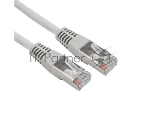  Патч-корд F/UTP, CAT 5e, RJ45-RJ45, 26AWG, ZH нг(А)-HF, серый, 2м  REXANT