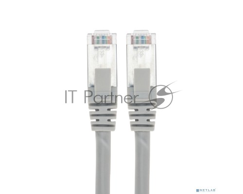  Патч-корд F/UTP, CAT 5e, RJ45-RJ45, 26AWG, ZH нг(А)-HF, серый, 2м  REXANT