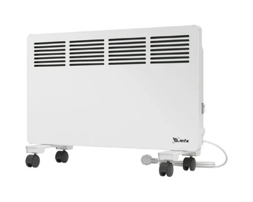 [Тепловые пушки] MTX Конвектор электрический КМ-1500.2, 230 В, 1500 Вт, X-образный нагреватель, колеса, термостат [98125]