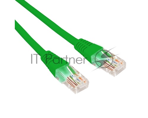 Патч-корд U/UTP, CAT 5e, RJ45-RJ45, 26AWG, ZH нг(А)-HF, зеленый, 1м  REXANT