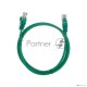 Патч-корд U/UTP, CAT 5e, RJ45-RJ45, 26AWG, ZH нг(А)-HF, зеленый, 1м  REXANT