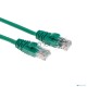 Патч-корд U/UTP, CAT 5e, RJ45-RJ45, 26AWG, ZH нг(А)-HF, зеленый, 1м  REXANT