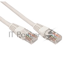 Патч-корд U/UTP REXANT категория 6A (10G), RJ45-RJ45, неэкранированный, 28AWG, LSZH, серый, 5 м