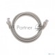 Патч-корд U/UTP REXANT категория 6, RJ45-RJ45, неэкранированный, 26AWG, LSZH, серый, 1.5 м