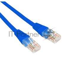Патч-корд U/UTP REXANT категория 6, RJ45-RJ45, неэкранированный, 26AWG, LSZH, синий, 5 м