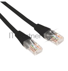 Патч-корд U/UTP REXANT категория 6, RJ45-RJ45, неэкранированный, 26AWG, LSZH, черный, 0.5 м
